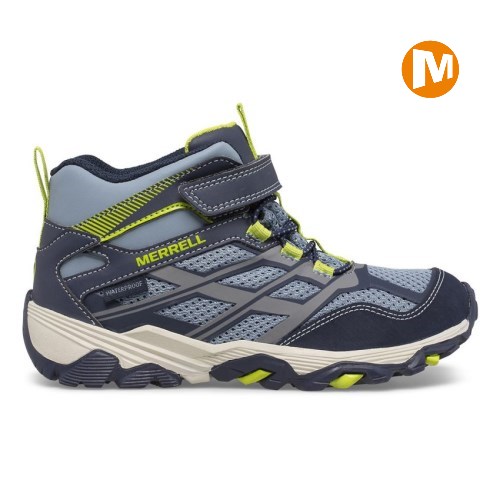 Botas Merrell Moab FST Mid A/C Waterproof Niños MX.L.GFD